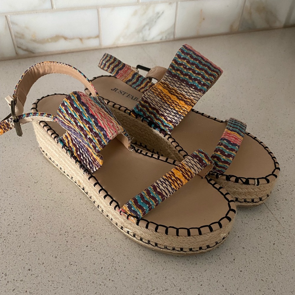 Fun platform sandals!